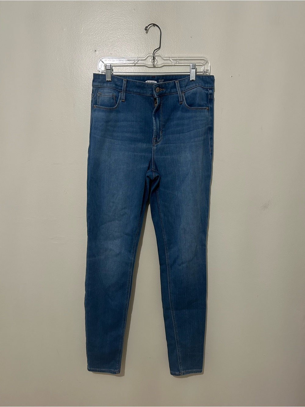 OLD NAVY | Rockstar Super Skinny High Rise 24/7 Sculpt Jeans, Size 10 Tall